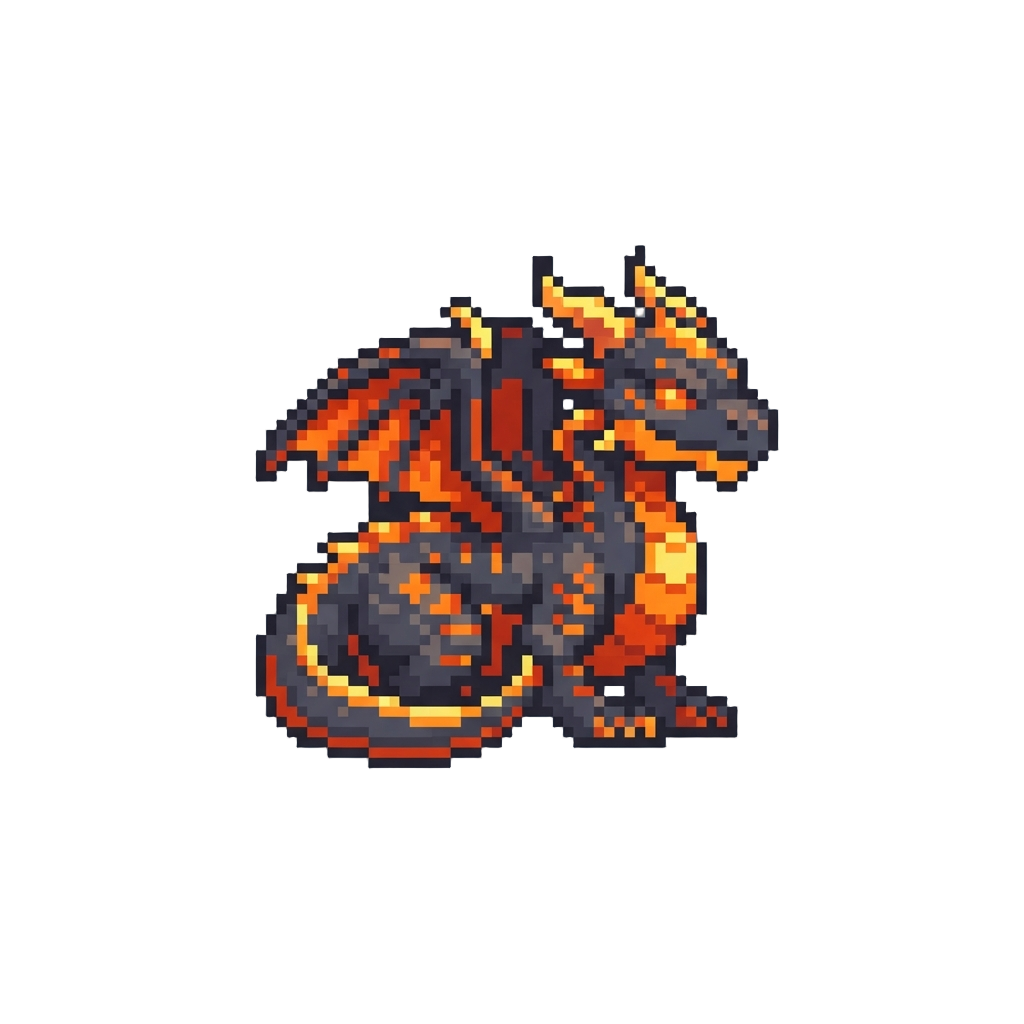 A Blazing Ember Drake