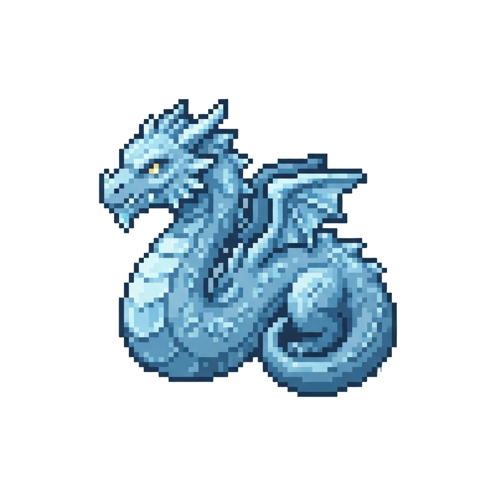A Frozen Tundra Wyrm