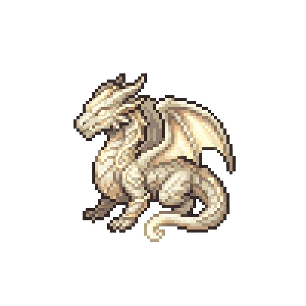 A Sacred Ivory Light Dragon