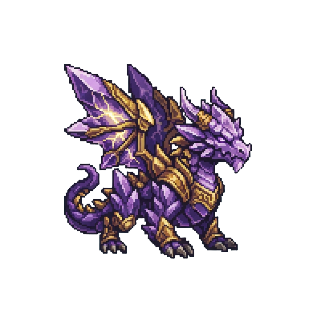 A Royal Amethyst Storm Dragon