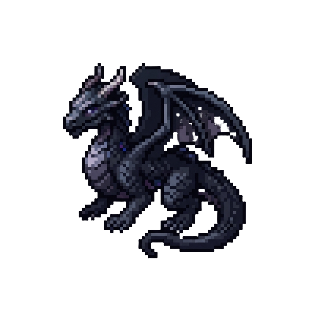 An Ancient Abyssal Shadow Dragon