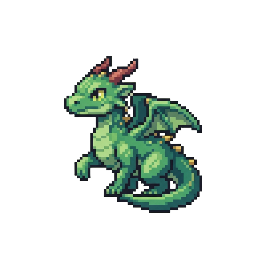 A Young Forest Runner Dragon