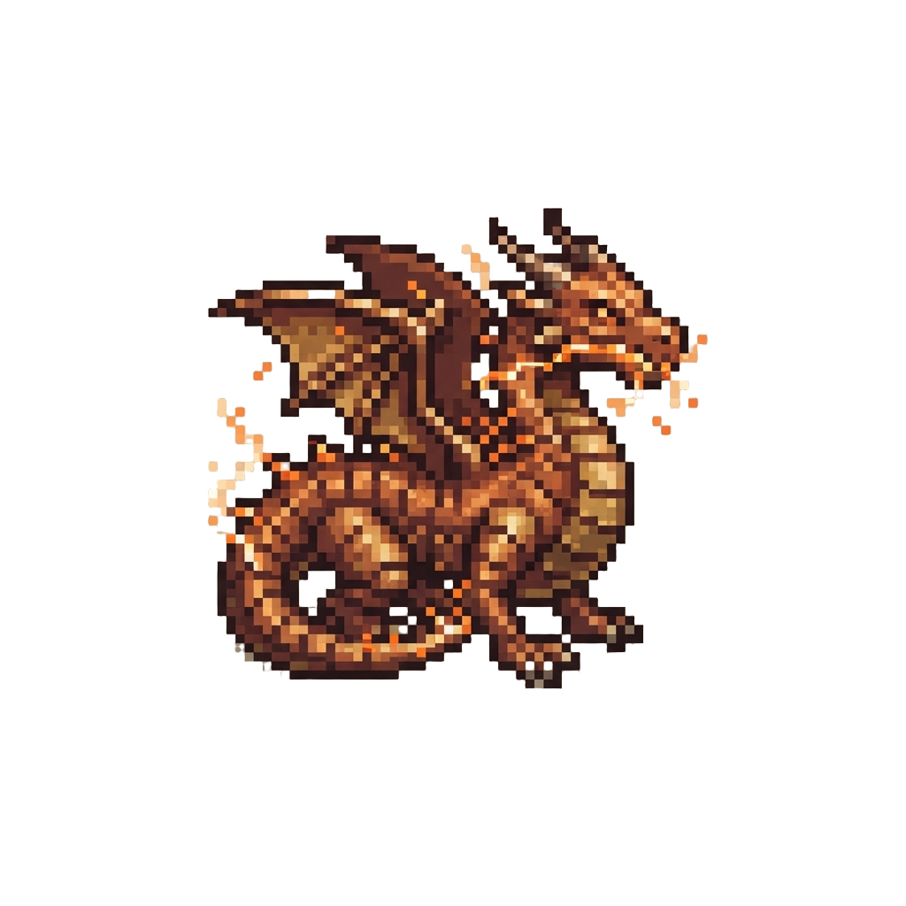 A Copper Spark Dragon