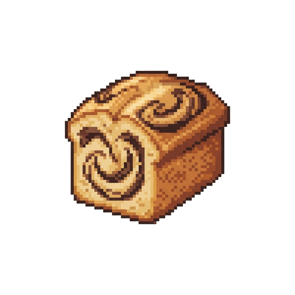 A Simple Marble Pound Cake with Marbled Swirls