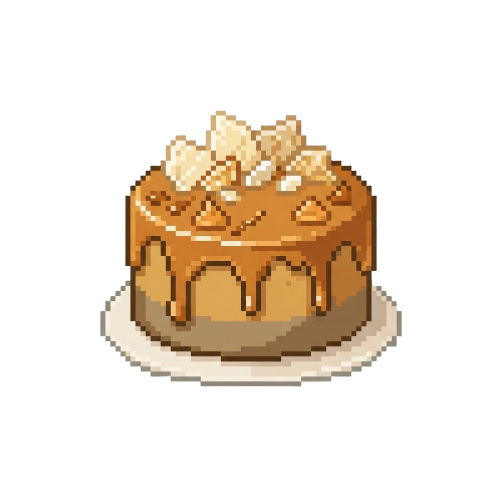 A Charming Salted Caramel Drip Cake with Crunchy Sugar Shards