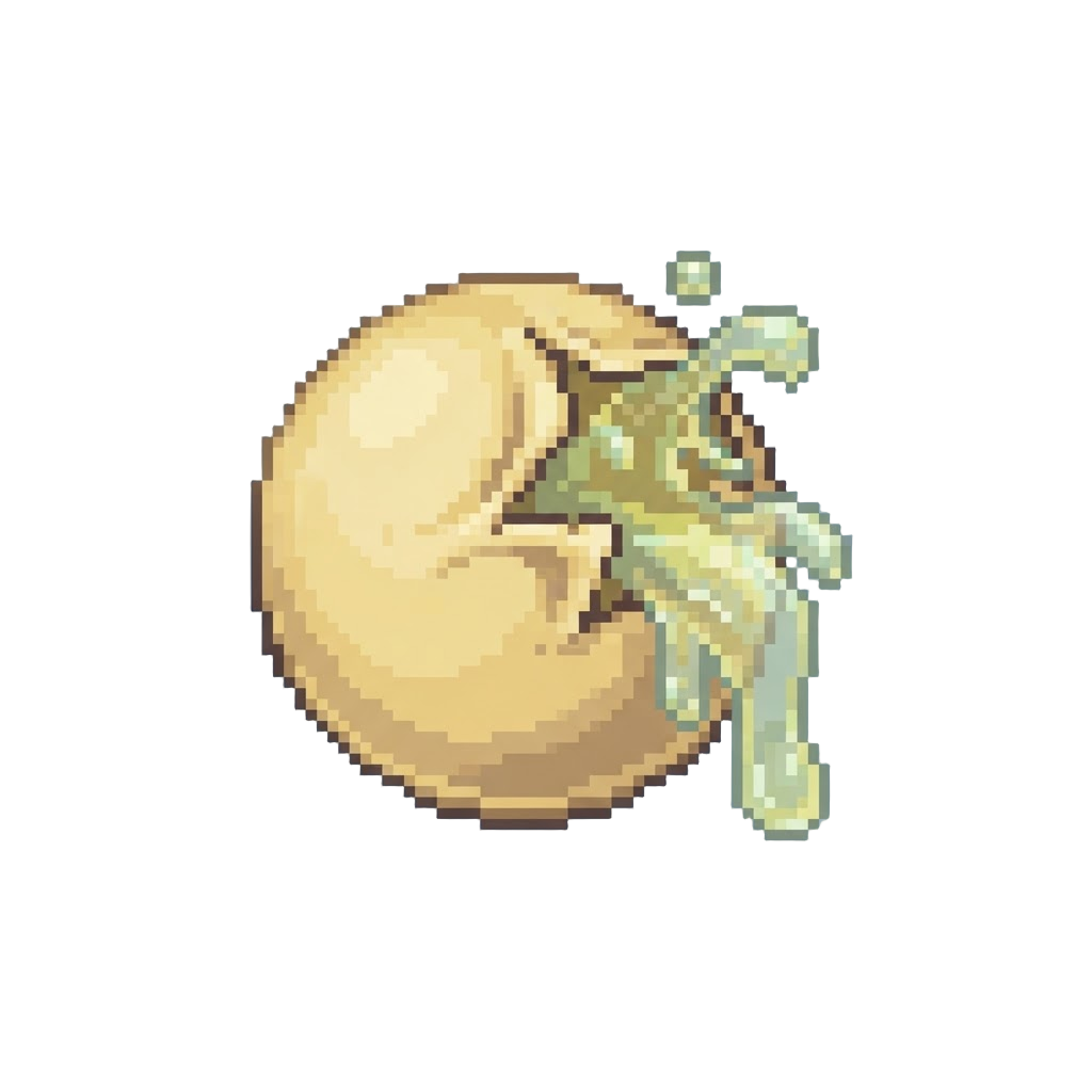 A Giant Rubbery Batter Bubble That Pops Instantly Into Slime
