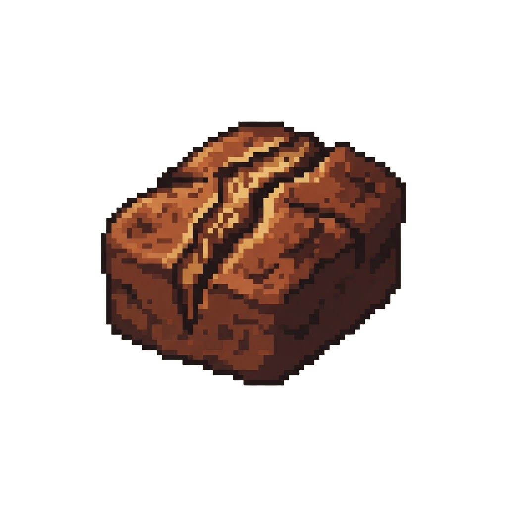 A Rock-hard Overbaked Cake That Cracks Down the Middle
