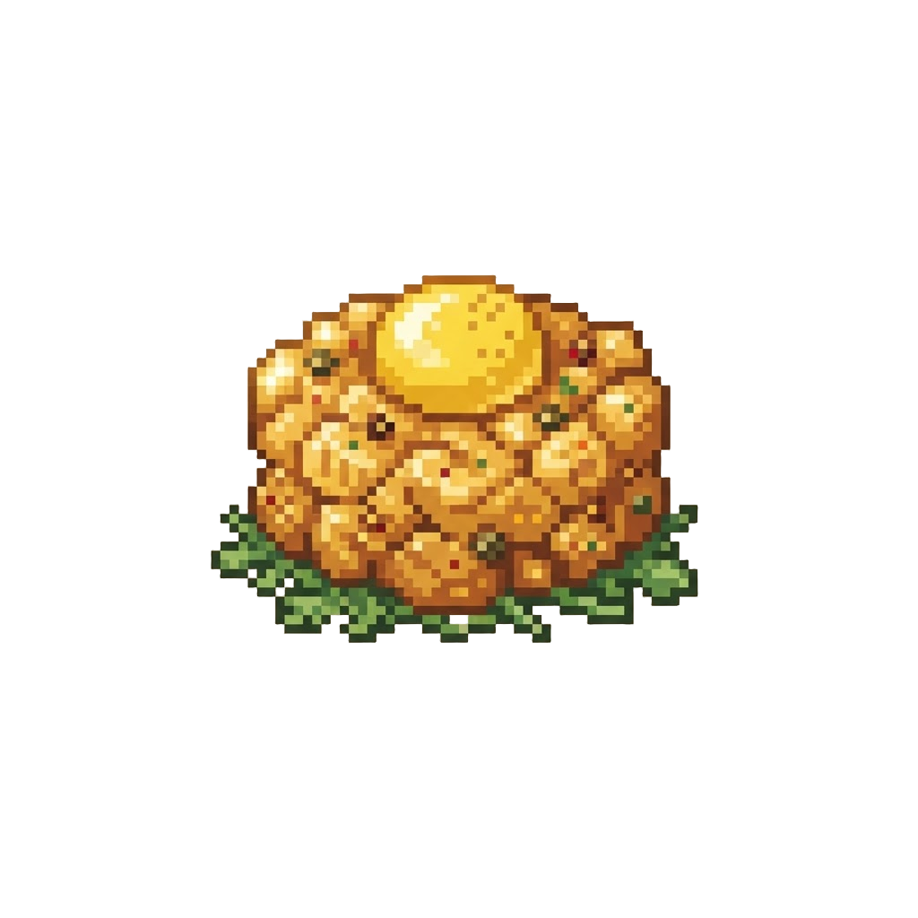 A Glittering Golden Steak Tartare
