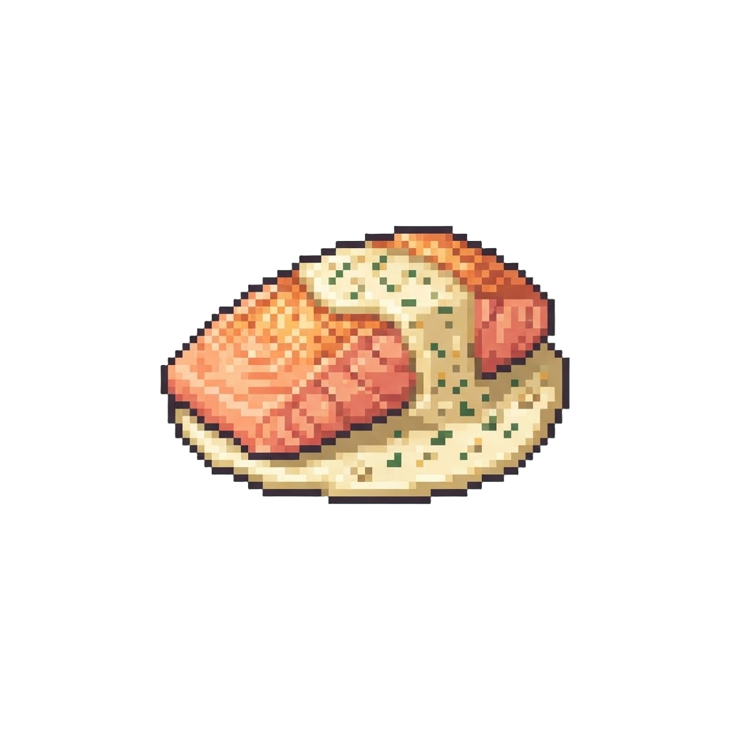 A Creamy Garlic Butter Salmon Fillet