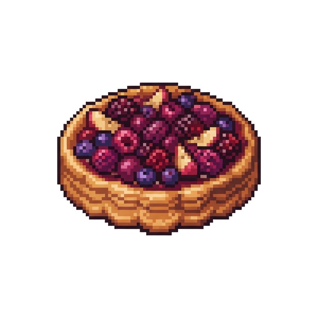 A Vibrant Berry Tarte Tatin