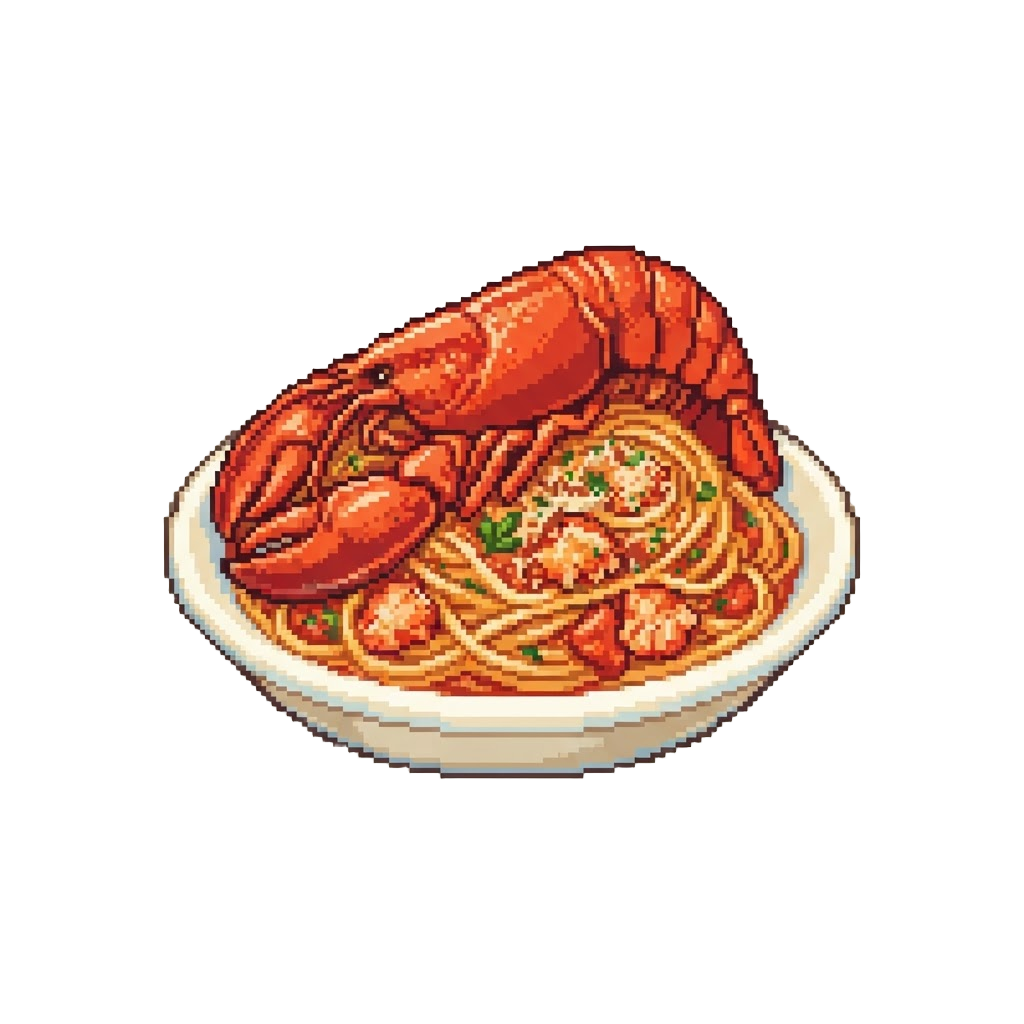 A Towering Gourmet Lobster Pasta