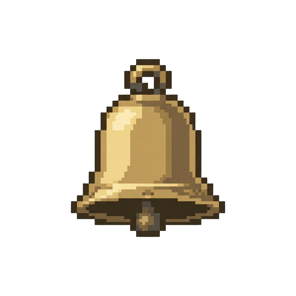 A Shiny Brass Farm Bell