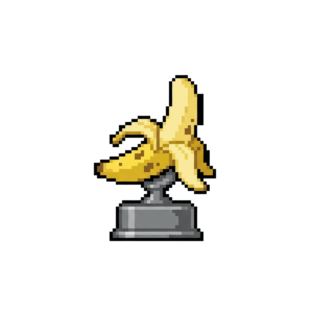 A Gag Banana Peel Trophy