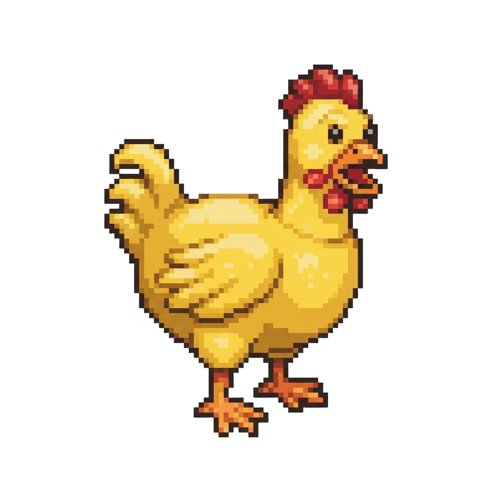 A Giant Squeaking Rubber Chicken