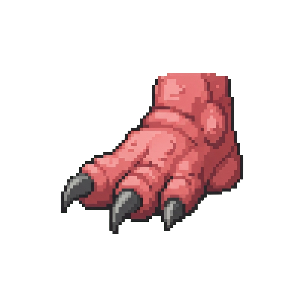 A Giant Pink Monster Foot
