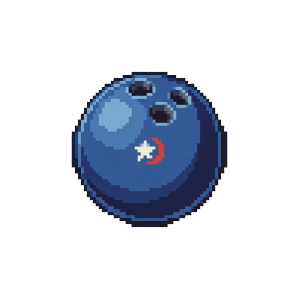 A Cartoonish Bowling Ball