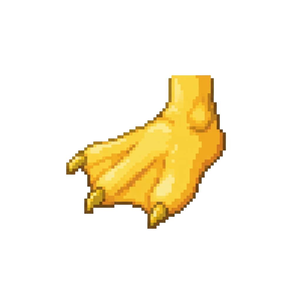A Huge Rubber Ducky Foot