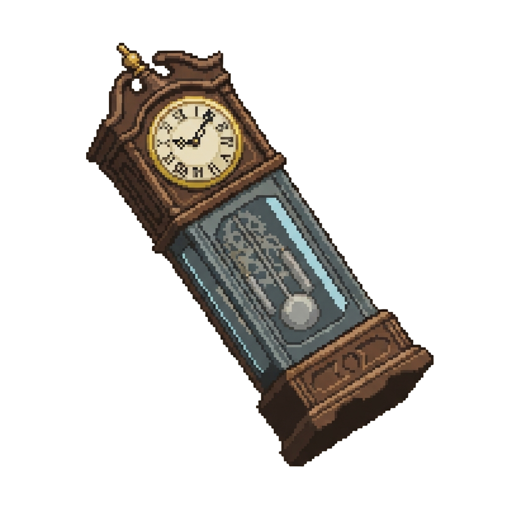 A Massive Falling Grand Clock