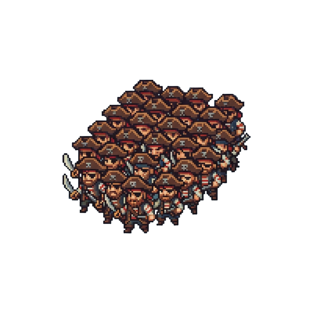 An Army of Mini Pirate Clones
