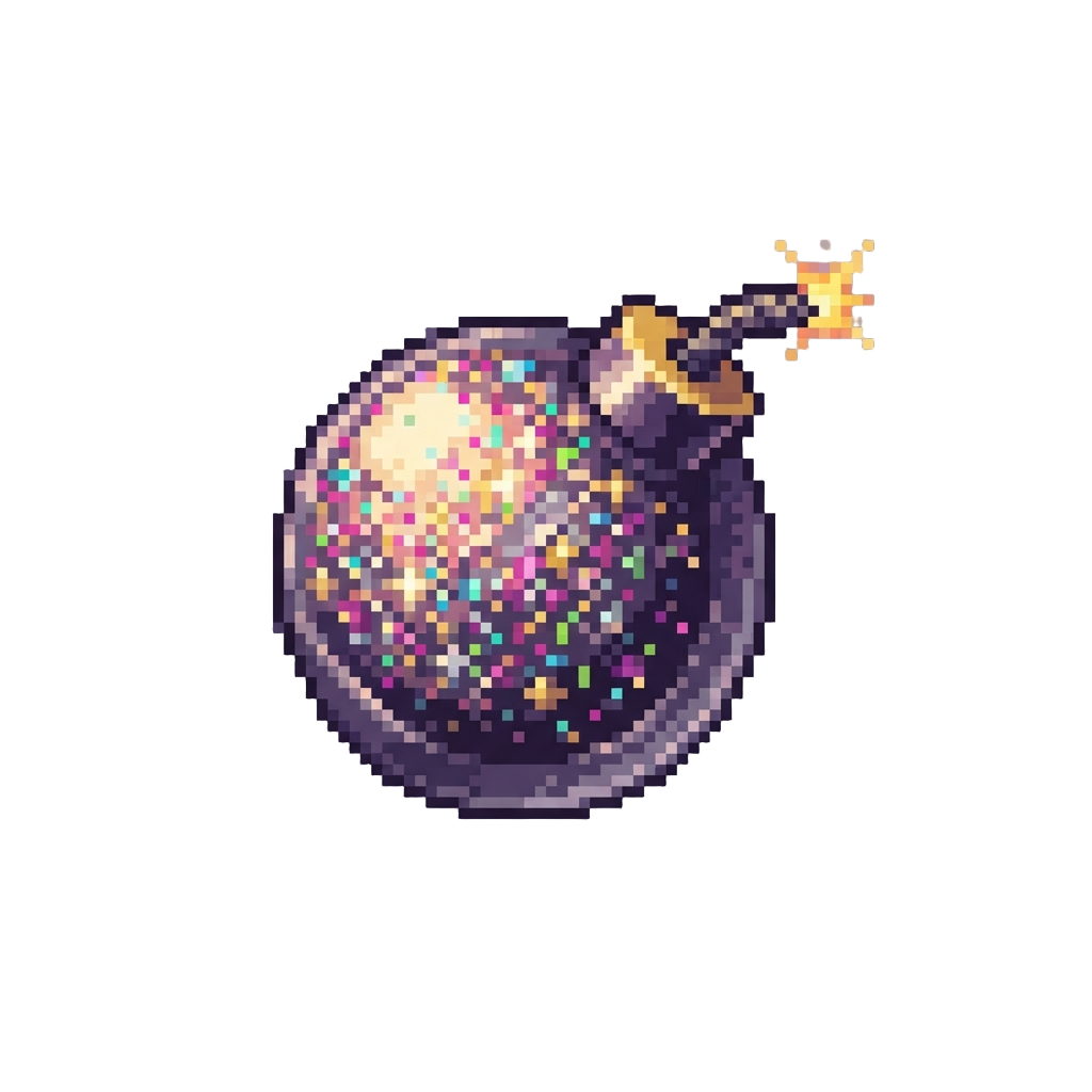 A Sparkling Glitter Bomb