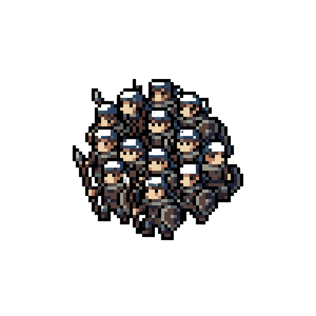 A Horde of Tiny Pixelated Clones