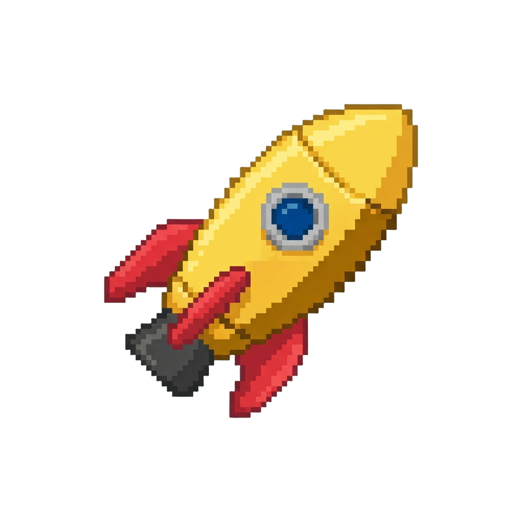 A Giant Yellow Rubber Rocket