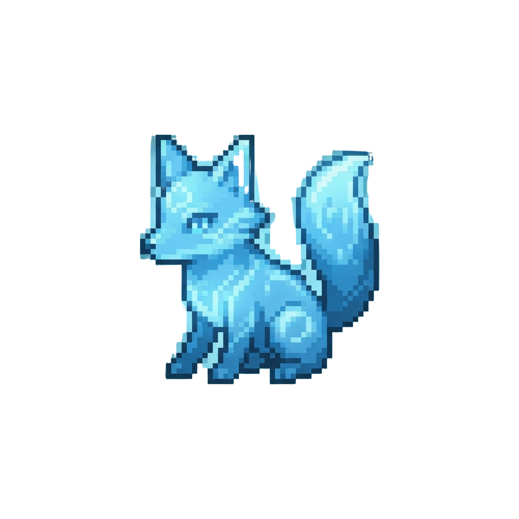 A Glowing Magical Spirit Fox