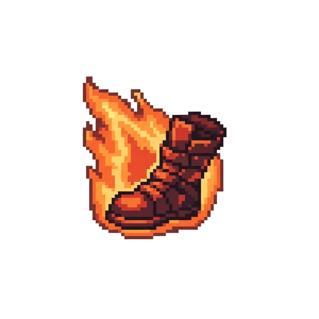 A Fiery Meteor Kick