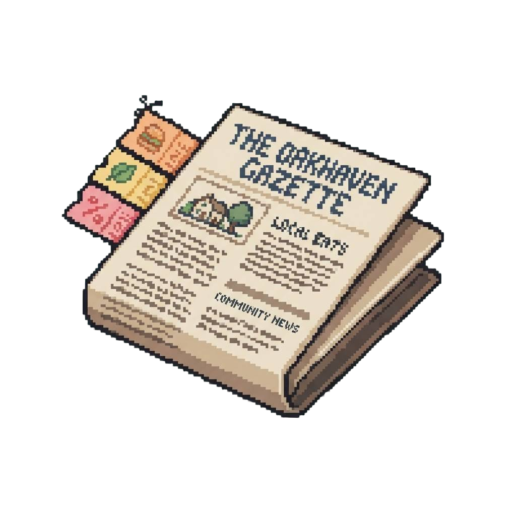 A Crisp Neighborhood Newsletter with Coupons