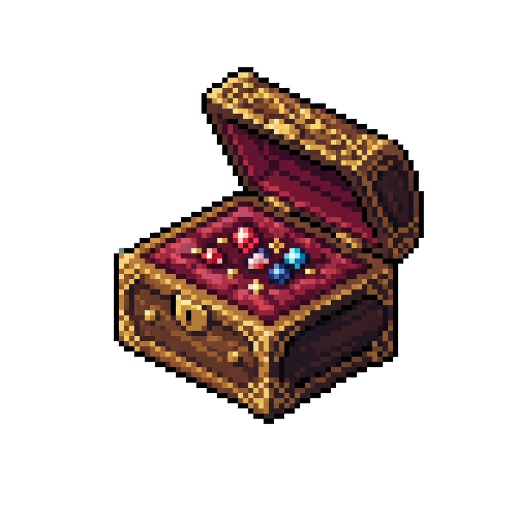 An Ornate Velvet-lined Jeweler Box Sparkling with Gems