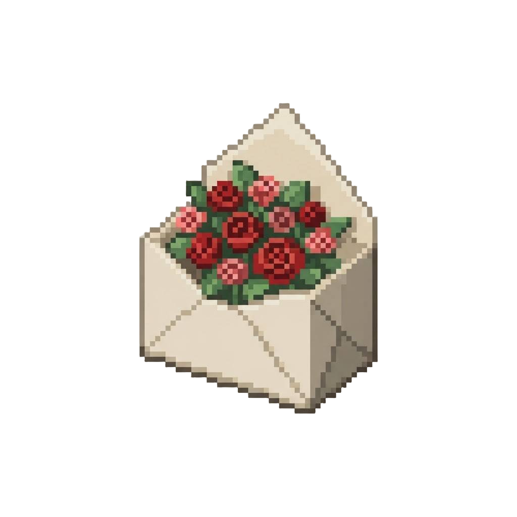 An Intricate Pop-up Origami Bouquet Letter Unfolding with Tiny Paper Roses