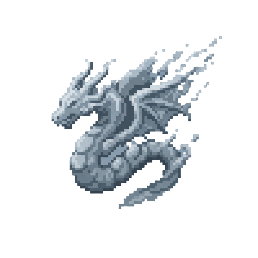 A Dragon-shaped Smoke Cloud That Instantly Dissipates