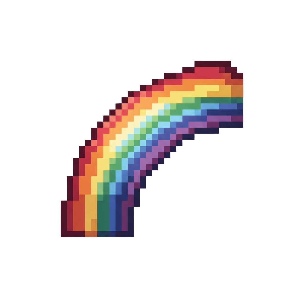 A Soaring Rainbow Arc of Glowing Light