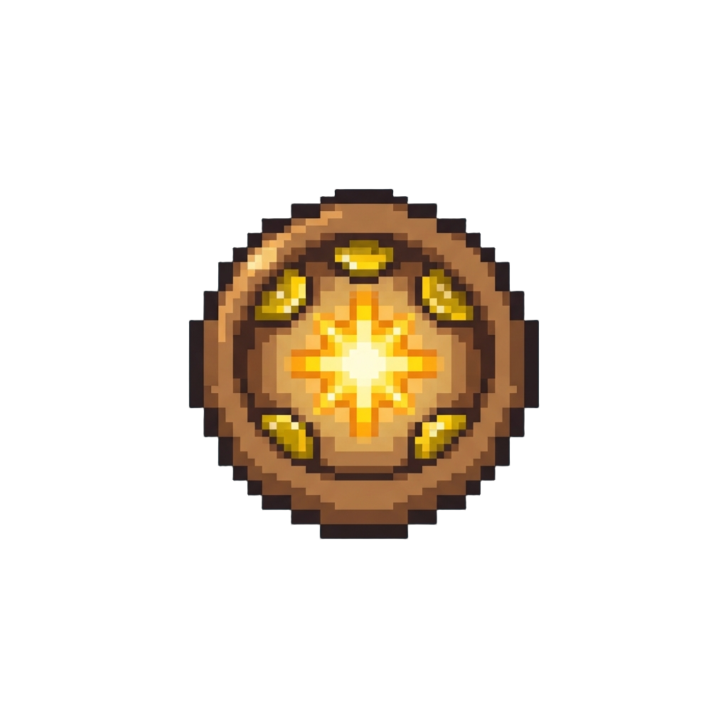A Tiny Glowing Tambourine