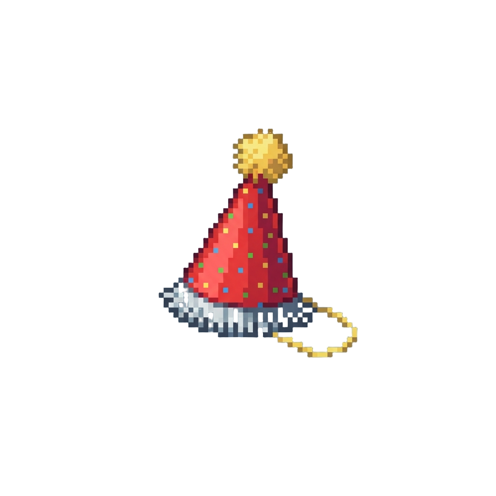 A Tiny Paper Party Hat
