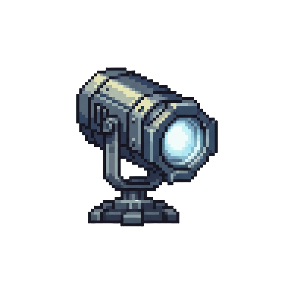A Blinding Spotlight Blinding @image1 Into Stopping