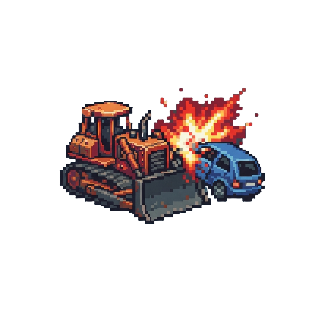 A Devastating Side Ram Spinning the Civic Into a Fiery Explosion