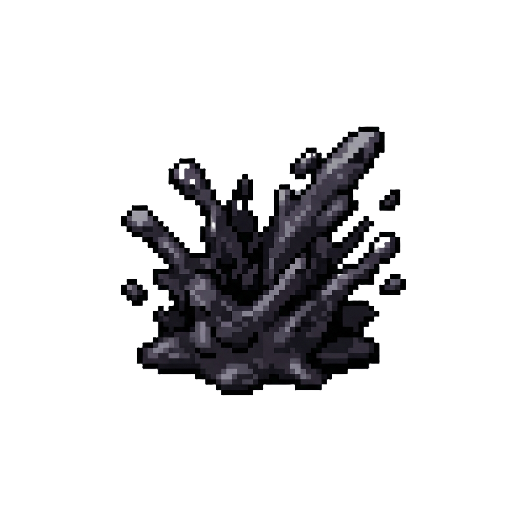A Sudden Burst of Dark Void Mud