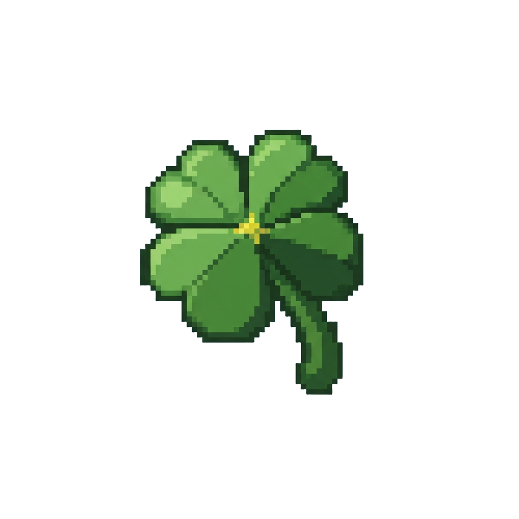 A Magical Lucky Four-leaf Clover