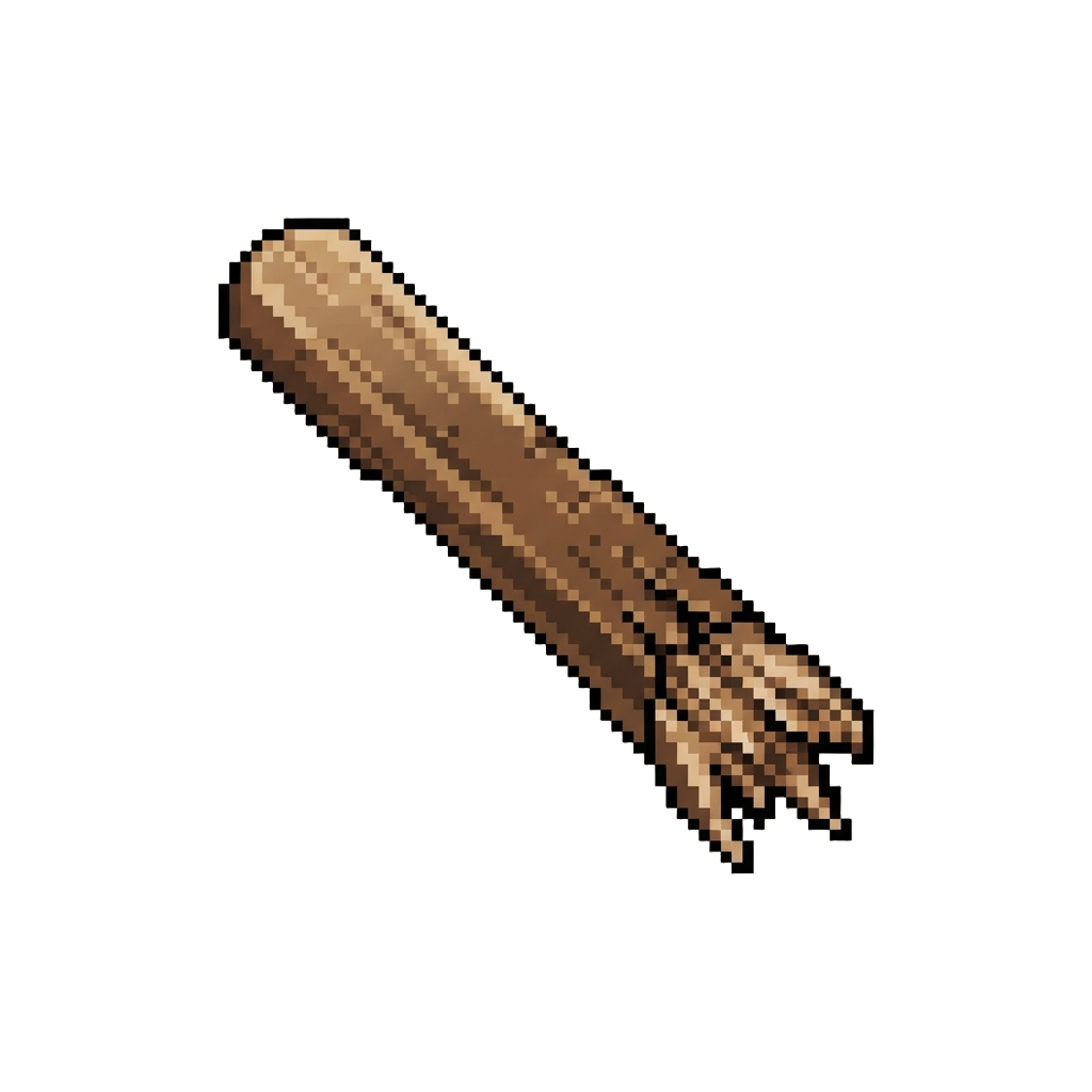 A Snapped Wooden Handle