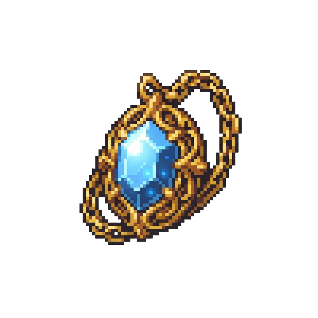 A Enchanted Glowing Amulet