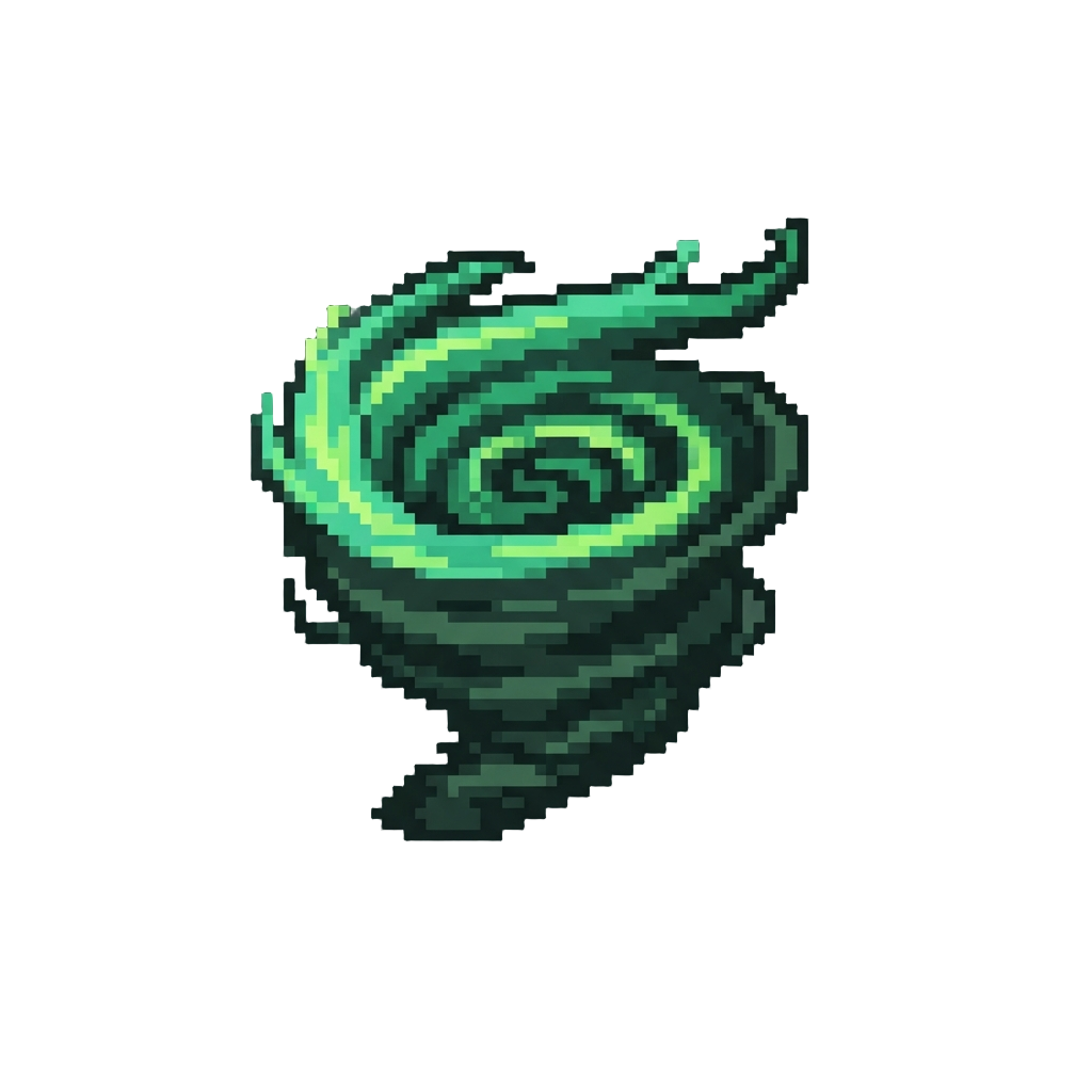 A Swirling Vortex of Green Corruption