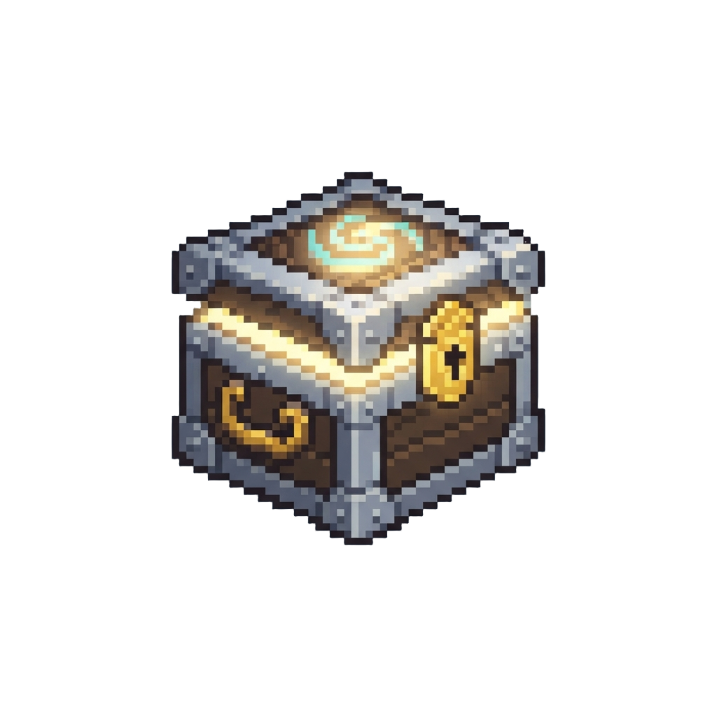 A Glowing Mysterious Prize Box