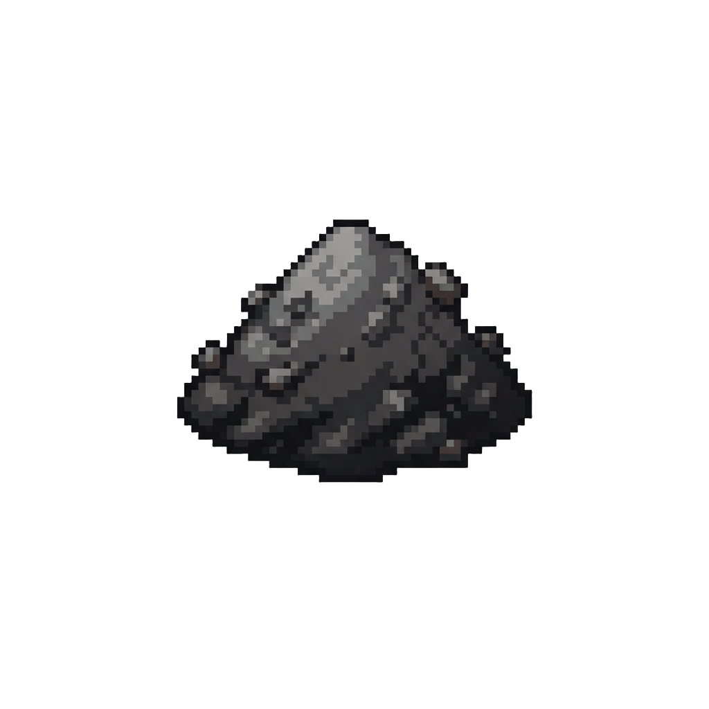 A Small Pile of Dark Ash