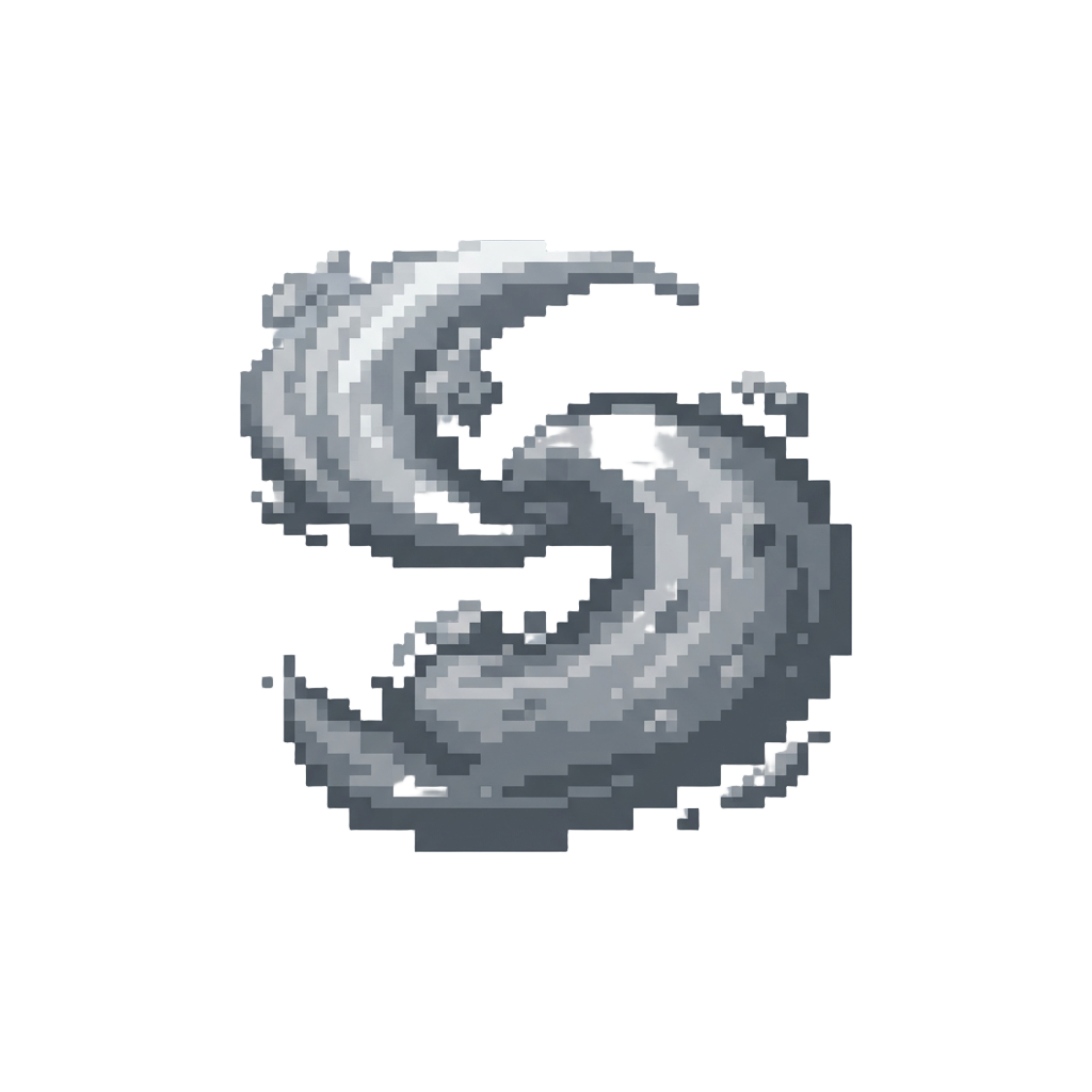 A Swirling Cloud of Grey Dust