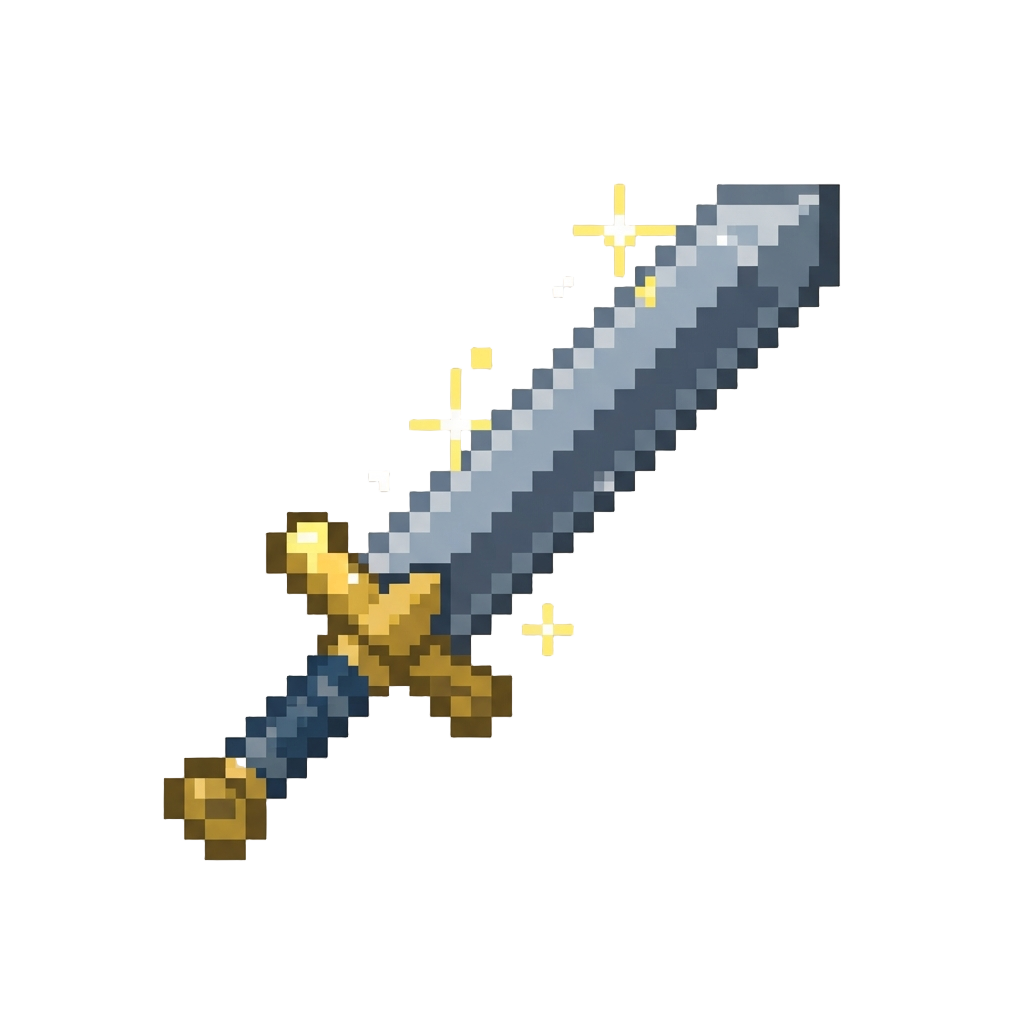 A Majestic Sparkling Broadsword
