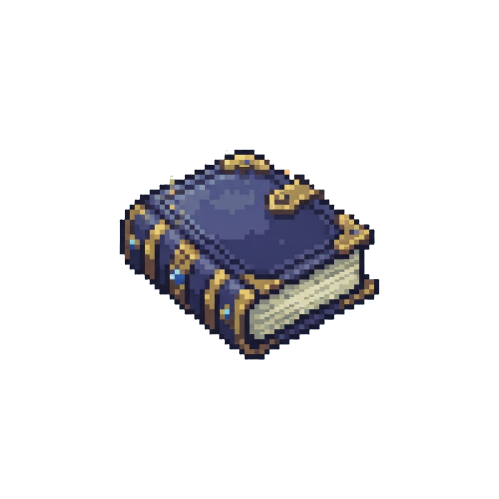 A Floating Magical Spellbook