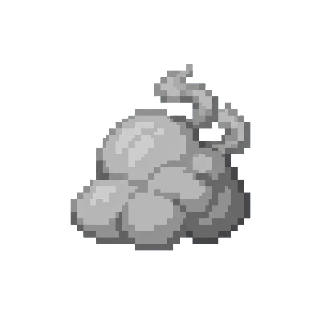 A Tiny Puff of Grey Smoke