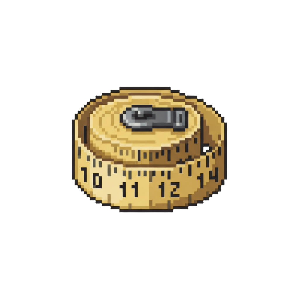 A Tiny Paper Measuring Tape