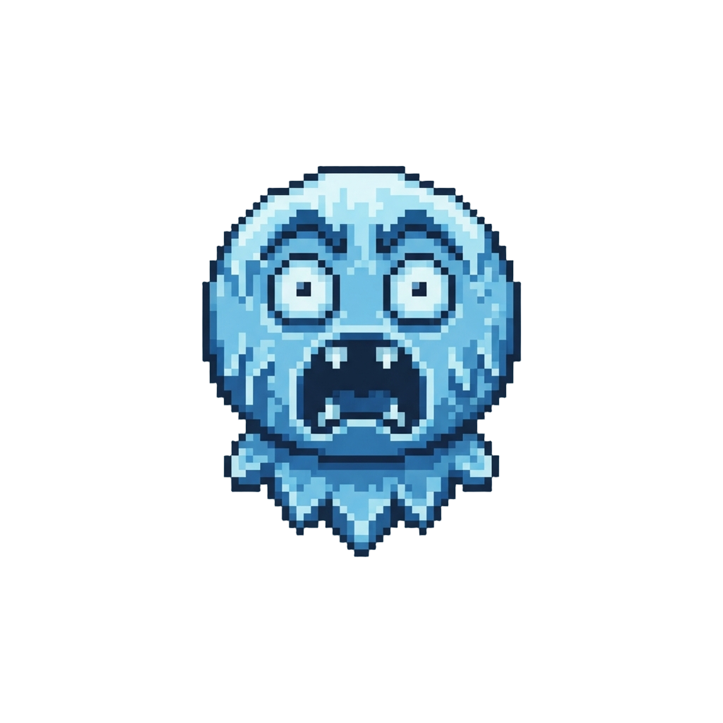 A Shocked Freeze with Open Mouth